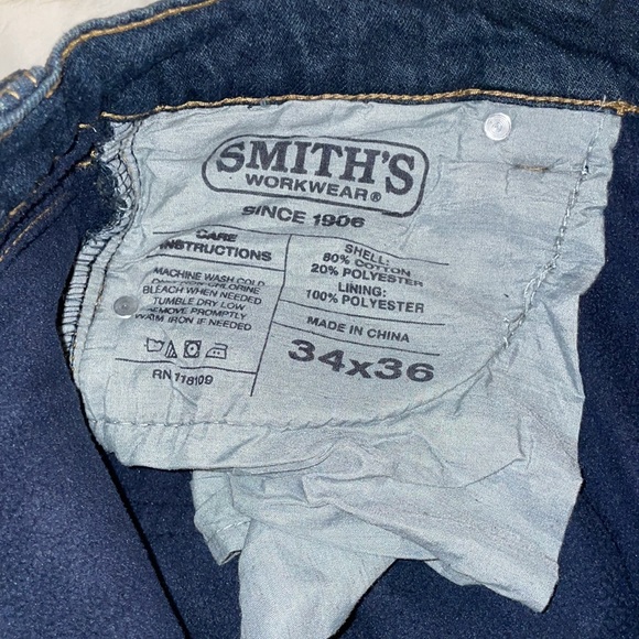 Smiths Lined work pants 34x36 - Picture 2 of 2